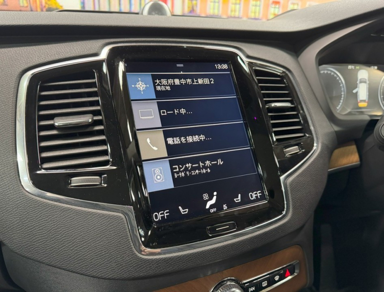 ボルボ XC90 T6 AWD インスクリプション 4WD 運転支援/SR/黒革/ACC/HUD/エアサス/禁煙車 中古車