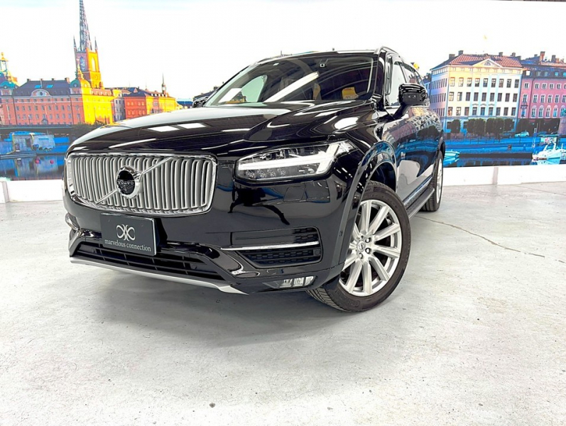 ボルボ XC90 T6 AWD インスクリプション 4WD 運転支援/SR/黒革/ACC/HUD/エアサス/禁煙車 中古車