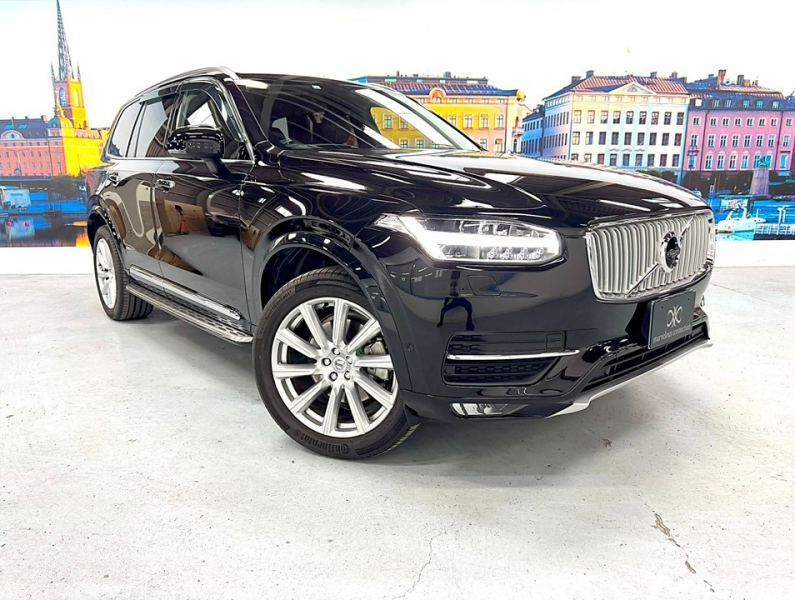 ボルボ XC90 T6 AWD インスクリプション 4WD 運転支援/SR/黒革/ACC/HUD/エアサス/禁煙車 中古車