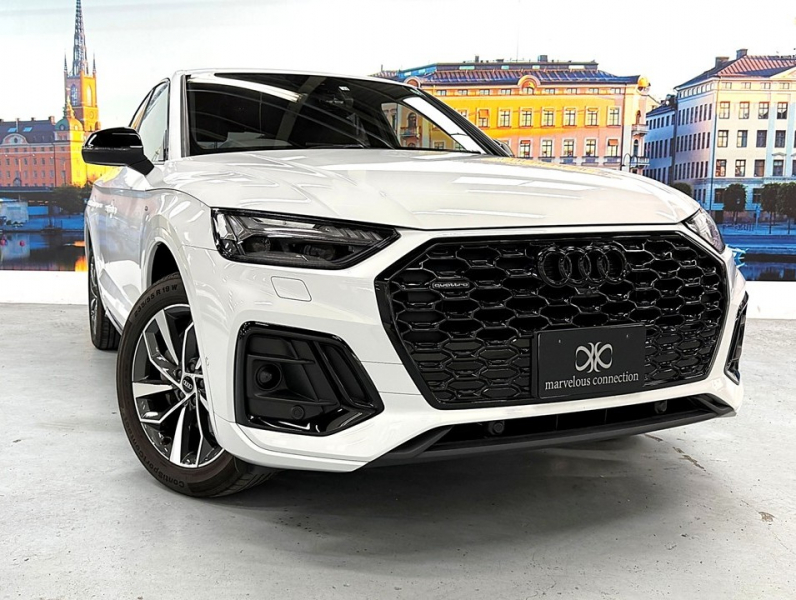 アウディ Q5 スポーツバック40TDIクワトロSライン 4WD　1オーナー/ブラックPKG/オプション19AW/ACC/レーンアシスト 中古車