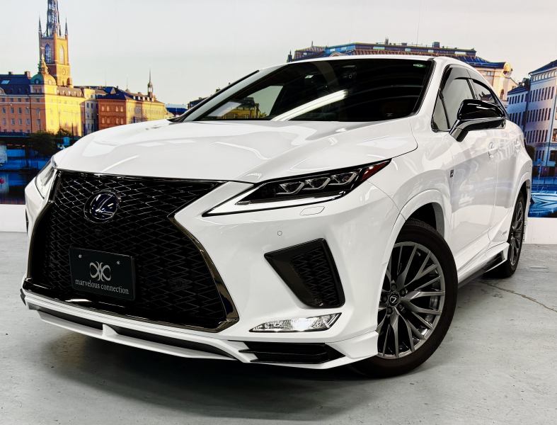 レクサス(US) RX 450h Fスポーツ 4WD　SR/マクレビ/本革/3眼LED/HUD/後期型/禁煙車/スポーツマフラー 中古車